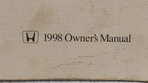 1998 Honda Civic Owners Manual Book Guide P/N:00X31-S02-6203 OEM Used Auto Parts - Oemusedautoparts1.com