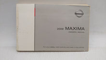 2009 Nissan Maxima Owners Manual Book Guide OEM Used Auto Parts - Oemusedautoparts1.com