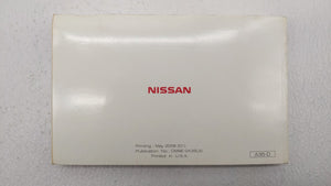 2009 Nissan Maxima Owners Manual Book Guide OEM Used Auto Parts - Oemusedautoparts1.com