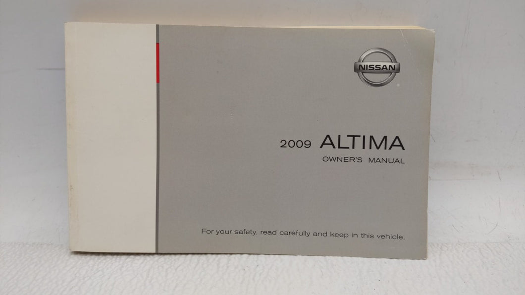 2009 Nissan Altima Owners Manual Book Guide OEM Used Auto Parts - Oemusedautoparts1.com