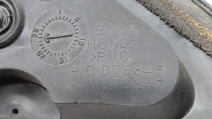 2001-2005 Honda Civic Driver Left Side View Manual Door Mirror Black 189969 - Oemusedautoparts1.com