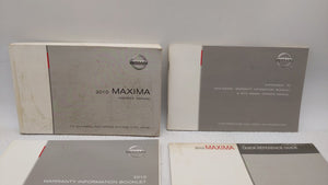 2010 Nissan Maxima Owners Manual Book Guide OEM Used Auto Parts - Oemusedautoparts1.com