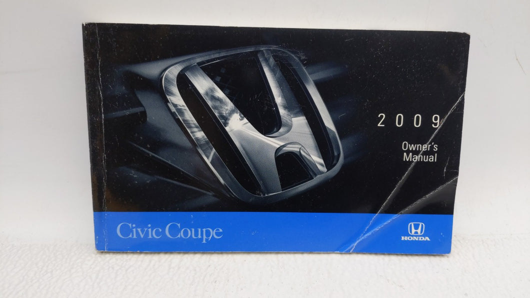 2009 Honda Civic Owners Manual Book Guide P/N:00X31-SVA-6300 OEM Used Auto Parts - Oemusedautoparts1.com