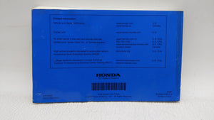 2009 Honda Civic Owners Manual Book Guide P/N:00X31-SVA-6300 OEM Used Auto Parts - Oemusedautoparts1.com