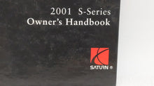 2001 Saturn Sl2 Owners Manual Book Guide OEM Used Auto Parts - Oemusedautoparts1.com