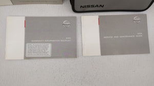 2004 Nissan Maxima Owners Manual Book Guide OEM Used Auto Parts - Oemusedautoparts1.com