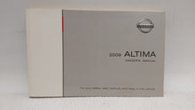 2009 Nissan Altima Owners Manual Book Guide OEM Used Auto Parts - Oemusedautoparts1.com