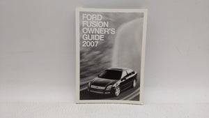 2007 Ford Fusion Owners Manual Book Guide P/N:7E5J-19A321-AA OEM Used Auto Parts - Oemusedautoparts1.com