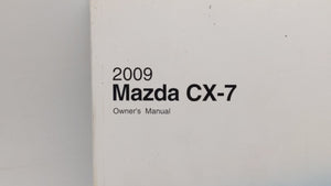 2009 Mazda Cx-7 Owners Manual Book Guide OEM Used Auto Parts - Oemusedautoparts1.com