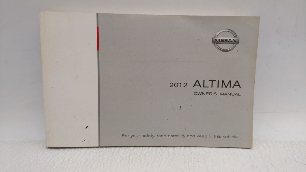 2012 Nissan Altima Owners Manual Book Guide OEM Used Auto Parts - Oemusedautoparts1.com