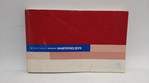 2006 Subaru Impreza Owners Manual Book Guide OEM Used Auto Parts - Oemusedautoparts1.com