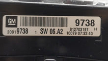 2010 Chevrolet Equinox Instrument Cluster Speedometer Gauges P/N:20919738 20903929 Fits OEM Used Auto Parts - Oemusedautoparts1.com