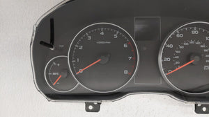 2013-2014 Subaru Legacy Instrument Cluster Speedometer Gauges P/N:85004AJ01A Fits 2013 2014 OEM Used Auto Parts - Oemusedautoparts1.com