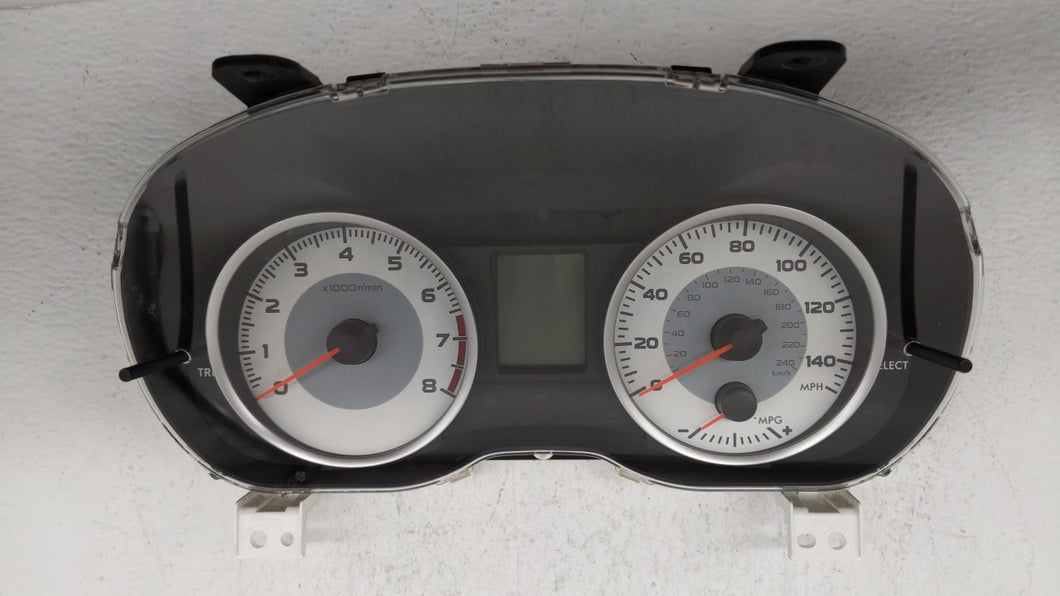 2013 Subaru Impreza Instrument Cluster Speedometer Gauges P/N:85002FJ880 Fits OEM Used Auto Parts - Oemusedautoparts1.com