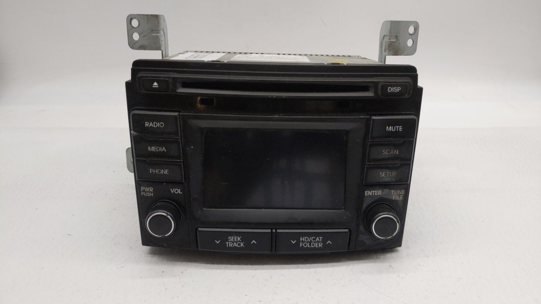 2014 Hyundai Sonata Radio AM FM Cd Player Receiver Replacement P/N:96180-3Q8004X Fits OEM Used Auto Parts - Oemusedautoparts1.com