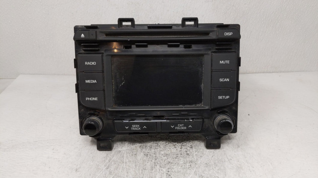 2015-2017 Hyundai Sonata Radio AM FM Cd Player Receiver Replacement P/N:96180-C2000 96180-C20004X Fits 2015 2016 2017 OEM Used Auto Parts - Oemusedautoparts1.com