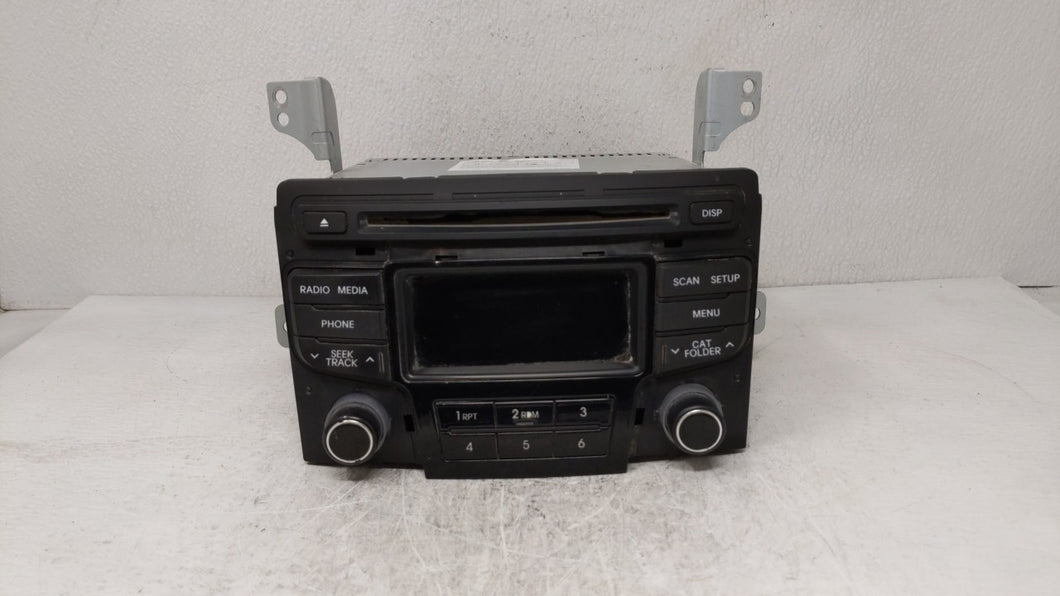 2013 Hyundai Sonata Radio AM FM Cd Player Receiver Replacement P/N:96170-3Q0004X 96180-3Q8004X Fits 2014 OEM Used Auto Parts - Oemusedautoparts1.com