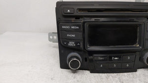 2013 Hyundai Sonata Radio AM FM Cd Player Receiver Replacement P/N:96170-3Q0004X 96180-3Q8004X Fits 2014 OEM Used Auto Parts - Oemusedautoparts1.com