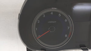 2012-2013 Hyundai Accent Instrument Cluster Speedometer Gauges P/N:94001-1R000 94001-1R020 Fits 2012 2013 OEM Used Auto Parts - Oemusedautoparts1.com