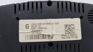 2014-2015 Ford Explorer Instrument Cluster Speedometer Gauges P/N:EB5T-10849-GA EB5T-10849-GB Fits 2014 2015 OEM Used Auto Parts - Oemusedautoparts1.com