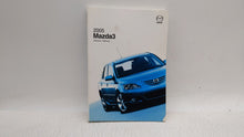 2005 Mazda 3 Owners Manual Book Guide P/N:9999-95-038C-05 OEM Used Auto Parts - Oemusedautoparts1.com