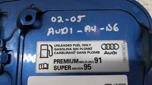 2004 Audi A4 Fuel Tank Door Lid Gas Tank Blue - Oemusedautoparts1.com