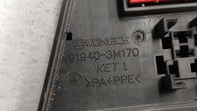 2009-2014 Hyundai Genesis Fusebox Fuse Box Panel Relay Module P/N:91241-3M540 91940-3M160 Fits OEM Used Auto Parts - Oemusedautoparts1.com