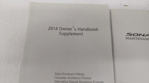 2014 Hyundai Sonata Owners Manual Book Guide OEM Used Auto Parts - Oemusedautoparts1.com