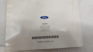 2006 Ford Fusion Owners Manual Book Guide OEM Used Auto Parts - Oemusedautoparts1.com