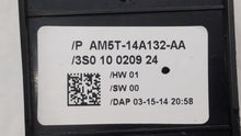 2013-2019 Ford Escape Master Power Window Switch Replacement Driver Side Left P/N:AM5T-14A132-AA F1ET-14A132-AC Fits OEM Used Auto Parts - Oemusedautoparts1.com