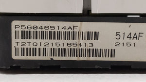 2011-2014 Chrysler 200 Instrument Cluster Speedometer Gauges P/N:P56046911AE P56046512AF Fits 2011 2012 2013 2014 OEM Used Auto Parts - Oemusedautoparts1.com