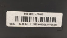 2018 Hyundai Sonata Instrument Cluster Speedometer Gauges P/N:94051-C2000 94041-C2000 Fits OEM Used Auto Parts - Oemusedautoparts1.com