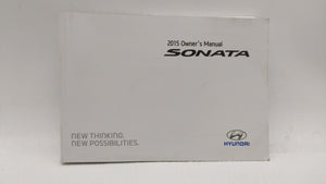 2015 Hyundai Sonata Owners Manual Book Guide OEM Used Auto Parts - Oemusedautoparts1.com