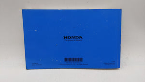 2004 Honda Accord Owners Manual Book Guide OEM Used Auto Parts - Oemusedautoparts1.com