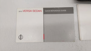 2012 Nissan Versa Owners Manual Book Guide OEM Used Auto Parts - Oemusedautoparts1.com