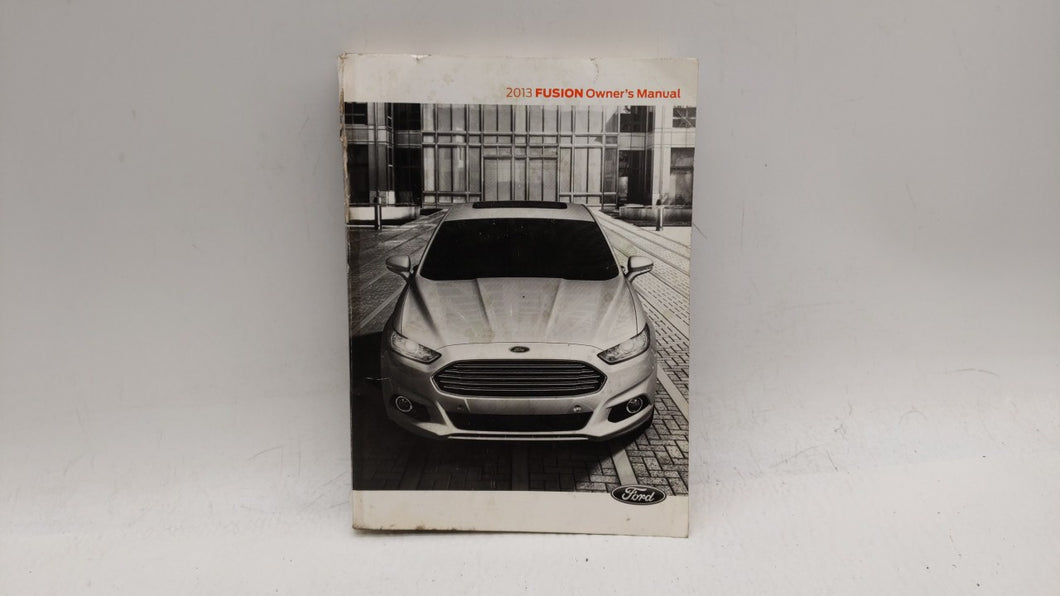 2013 Ford Fusion Owners Manual Book Guide OEM Used Auto Parts - Oemusedautoparts1.com