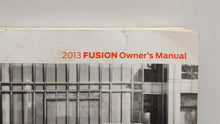 2013 Ford Fusion Owners Manual Book Guide OEM Used Auto Parts - Oemusedautoparts1.com