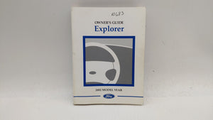 2002 Ford Explorer Owners Manual Book Guide OEM Used Auto Parts - Oemusedautoparts1.com