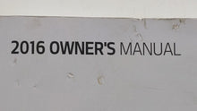 2016 Kia Optima Owners Manual Book Guide OEM Used Auto Parts - Oemusedautoparts1.com