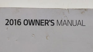 2016 Kia Optima Owners Manual Book Guide OEM Used Auto Parts - Oemusedautoparts1.com