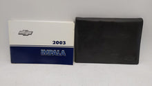 2003 Chevrolet Impala Owners Manual Book Guide OEM Used Auto Parts - Oemusedautoparts1.com