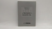 2003 Mazda Protege Owners Manual Book Guide OEM Used Auto Parts - Oemusedautoparts1.com