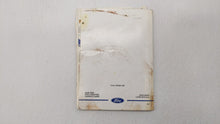 2001 Ford Explorer Owners Manual Book Guide OEM Used Auto Parts - Oemusedautoparts1.com