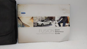 2016 Ford Fusion Owners Manual Book Guide OEM Used Auto Parts - Oemusedautoparts1.com