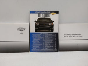 2006 Chevrolet Malibu Owners Manual Book Guide OEM Used Auto Parts - Oemusedautoparts1.com