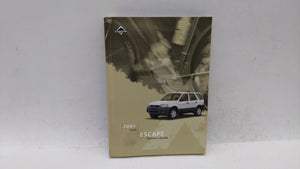 2004 Ford Escape Owners Manual Book Guide OEM Used Auto Parts - Oemusedautoparts1.com