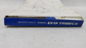 2006 Subaru Tribeca Owners Manual Book Guide OEM Used Auto Parts - Oemusedautoparts1.com