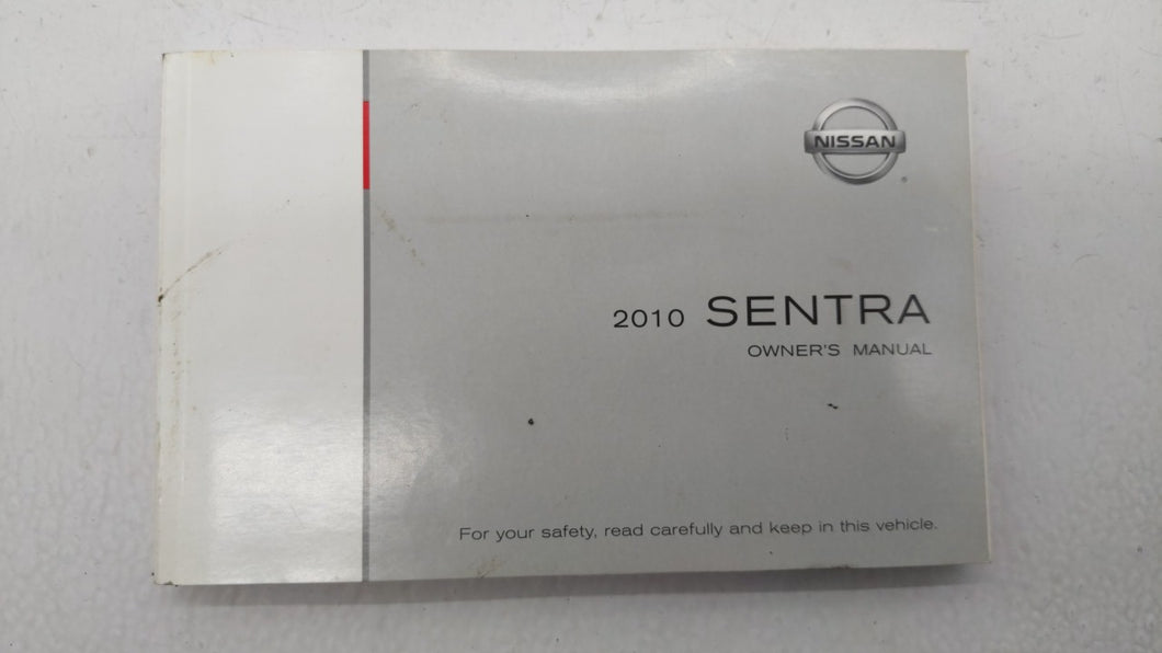 2010 Nissan Sentra Owners Manual Book Guide OEM Used Auto Parts - Oemusedautoparts1.com