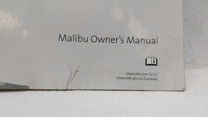 2017 Chevrolet Malibu Owners Manual Book Guide OEM Used Auto Parts - Oemusedautoparts1.com