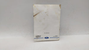 2002 Ford Taurus Owners Manual Book Guide OEM Used Auto Parts - Oemusedautoparts1.com